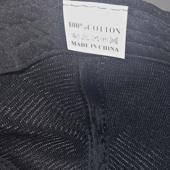 CRYSTAL EMBELLISHED BASEBALL CAP HAT W/ BLUE & PURPLE IRIDESCENT CRYSTALS - NWOT - Picture 5 of 5